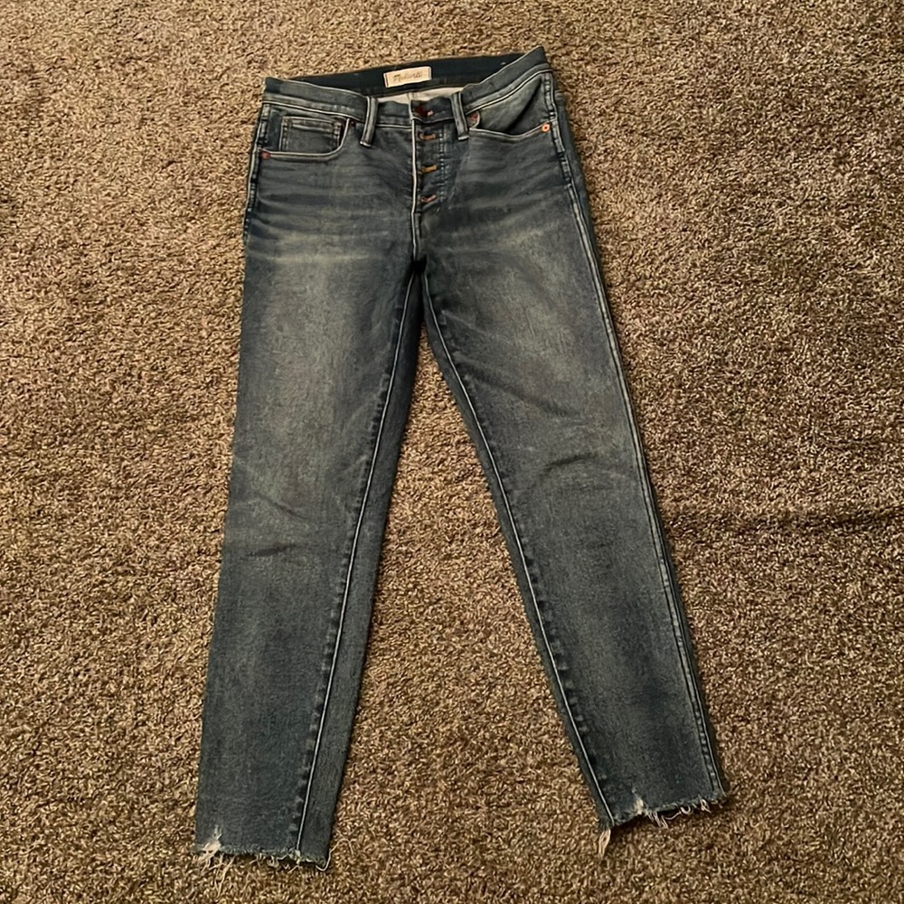 Madewell high rise skinny jeans 28
